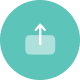 Upload icon active